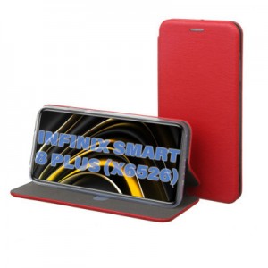 Чохол до мобільного телефона BeCover Exclusive Infinix Smart 8 Plus (X6526) Burgundy Red (711261)