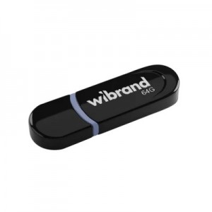 USB флеш накопичувач Wibrand 64GB Panther Black USB 2.0 (WI2.0/PA64P2B)