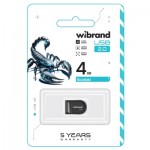 Огляд USB флеш накопичувач Wibrand 4GB Scorpio Black USB 2.0 (WI2.0/SC4M3B): характеристики, відгуки, ціни.