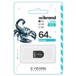 Огляд USB флеш накопичувач Wibrand 64GB Scorpio Black USB 2.0 (WI2.0/SC64M3B): характеристики, відгуки, ціни.