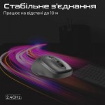 Огляд Мишка Promate UniGlide Wireless Black (uniglide.black): характеристики, відгуки, ціни.