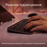 Огляд Клавіатура Logitech MX Keys Mini для MAC Wireless UA Space Grey (920-012652): характеристики, відгуки, ціни.