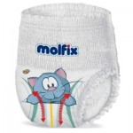 Огляд Підгузки Molfix Трусики 6 Extra Large 15+ кг 38 шт (8690536842735): характеристики, відгуки, ціни.