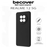 Огляд Чохол до мобільного телефона BeCover Realme 12 5G Black (711764): характеристики, відгуки, ціни.