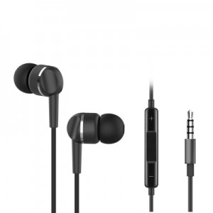 Навушники Ergo VM-701 3.5 мм Earphones Black (VM-701K)