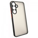 Огляд Чохол до мобільного телефона Dengos Matte Samsung Galaxy S24+ Black (DG-TPU-MATT-147): характеристики, відгуки, ціни.