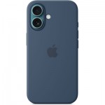 Огляд Чохол до мобільного телефона Apple iPhone16 Silicone Case with MagSafe - Denim (MYY23ZM/A): характеристики, відгуки, ціни.