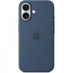Огляд Чохол до мобільного телефона Apple iPhone16 Silicone Case with MagSafe - Denim (MYY23ZM/A): характеристики, відгуки, ціни.