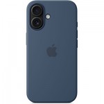 Огляд Чохол до мобільного телефона Apple iPhone16 Silicone Case with MagSafe - Denim (MYY23ZM/A): характеристики, відгуки, ціни.