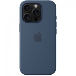 Огляд Чохол до мобільного телефона Apple iPhone16 Pro Silicone Case with MagSafe - Denim (MYYK3ZM/A): характеристики, відгуки, ціни.