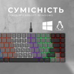 Огляд Клавіатура GamePro MK140R Red Swich Low Profile USB Dark Gray (MK140R): характеристики, відгуки, ціни.