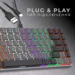 Огляд Клавіатура GamePro MK140R Red Swich Low Profile USB Dark Gray (MK140R): характеристики, відгуки, ціни.