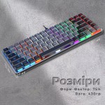 Огляд Клавіатура GamePro MK140R Red Swich Low Profile USB Dark Gray (MK140R): характеристики, відгуки, ціни.