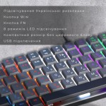 Огляд Клавіатура GamePro MK140R Red Swich Low Profile USB Dark Gray (MK140R): характеристики, відгуки, ціни.