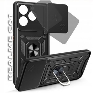Чохол до мобільного телефона BeCover Military Realme C61 Black (712177)