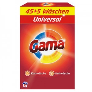 Пральний порошок Gama 3 in 1 Universal 3.25 кг (8435495837701)