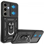 Огляд Чохол до мобільного телефона BeCover Military BeCover Galaxy S24 FE SM-S721 Black (712353): характеристики, відгуки, ціни.