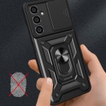 Огляд Чохол до мобільного телефона BeCover Military BeCover Galaxy S24 FE SM-S721 Black (712353): характеристики, відгуки, ціни.