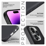 Огляд Чохол до мобільного телефона Armorstandart Matte Slim Fit Xiaomi Poco X7 Pro Camera cover Black (ARM82740): характеристики, відгуки, ціни.