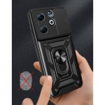 Огляд Чохол до мобільного телефона BeCover Military Infinix Smart 9 (X6532) Black (713049): характеристики, відгуки, ціни.