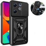 Огляд Чохол до мобільного телефона BeCover Military Infinix Smart 9 (X6532) Black (713049): характеристики, відгуки, ціни.
