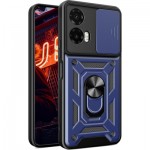 Огляд Чохол до мобільного телефона BeCover Military Motorola Moto G35 Blue (713090): характеристики, відгуки, ціни.