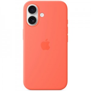 Чохол до мобільного телефона Apple iPhone 16 Silicone Case with MagSafe - Tangerine,Model A3313 (MDGN4ZM/A)