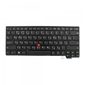 Клавіатура ноутбука Lenovo ThinkPad T460/T460P/T460S черная с черной,трек,подсв (A46077)