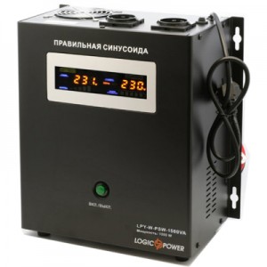 Огляд Пристрій безперебійного живлення LogicPower LPY- W - PSW-1500VA+ (4145): характеристики, відгуки, ціни.