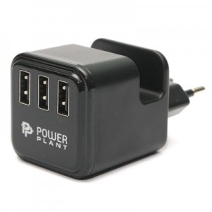 Огляд Зарядний пристрій PowerPlant W-360 3*USB/3.4A (DV00DV5065): характеристики, відгуки, ціни.