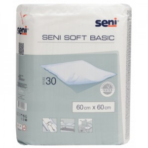 Огляд Пелюшки для малюків Seni Soft Basic 60х60 см 30 шт (5900516692308): характеристики, відгуки, ціни.