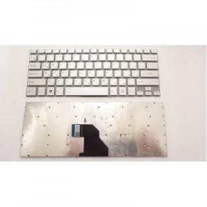 Клавіатура ноутбука Sony SVF14 (Fit 14 Series) серебро без рамки RU (A43790)