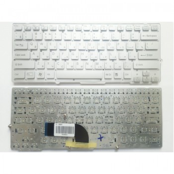 Клавіатура ноутбука Sony VPC-SD/VPC-SB Series серебро RU (A43015)
