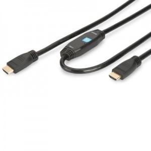 Кабель мультимедійний HDMI to HDMI 30.0m Digitus (AK-330105-300-S)