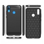 Огляд Чохол до мобільного телефона Laudtec для Huawei Y7 2019 Carbon Fiber (Black) (LT-HY72019B): характеристики, відгуки, ціни.