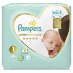 Огляд Підгузки Pampers Premium Care Розмір 1 (2-5 кг) 26 шт (8001841104614): характеристики, відгуки, ціни.