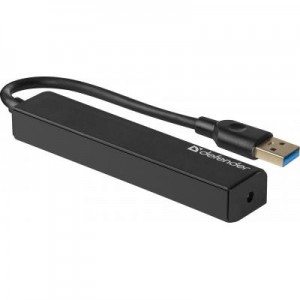 Огляд Концентратор Defender Quadro Express USB3.0, 4 port (83204): характеристики, відгуки, ціни.