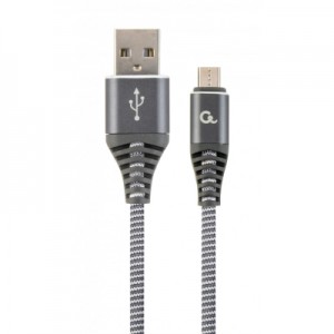 Огляд Дата кабель USB 2.0 Micro 5P to AM Cablexpert (CC-USB2B-AMmBM-2M-WB2): характеристики, відгуки, ціни.