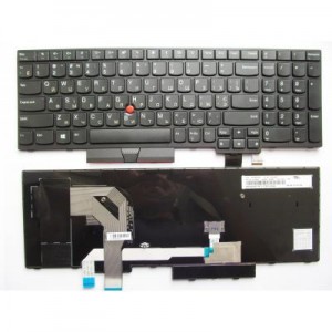 Клавіатура ноутбука Lenovo ThinkPad T570/P51S черная с черной,трек (A46078)