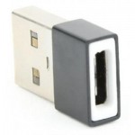Огляд Перехідник USB2.0, А-папа/C-мама Cablexpert (A-USB2-AMCF-01): характеристики, відгуки, ціни.