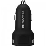 Огляд Зарядний пристрій Canyon Universal 2xUSB car adapter (CNE-CCA04B): характеристики, відгуки, ціни.