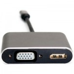 Огляд Перехідник Type-C to HDMI / VGA Extradigital (KBV1743): характеристики, відгуки, ціни.