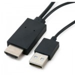 Огляд Перехідник MHL, microUSB (5pin) M, USB M-HDMI AM (1.8m) Extradigital (KBV1683): характеристики, відгуки, ціни.