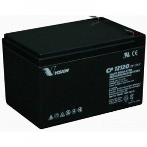 Огляд Батарея до ДБЖ Vision CP 12V 12Ah (CP12120): характеристики, відгуки, ціни.