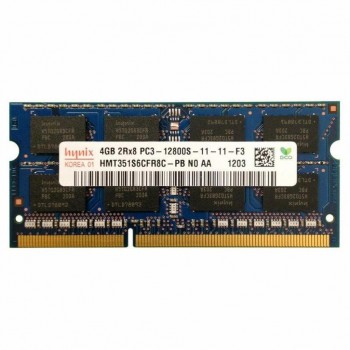 Модуль для ноутбука SoDIMM DDR3 4GB 1600 MHz Hynix (HMT351S6CFR8C-PB)