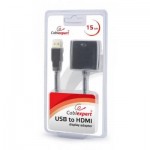 Огляд Перехідник USB to HDMI Cablexpert (A-USB3-HDMI-02): характеристики, відгуки, ціни.