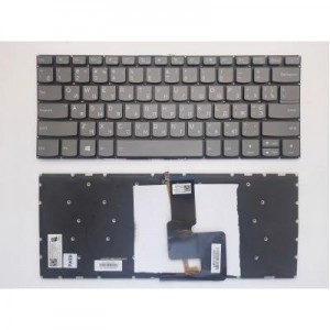 Клавіатура ноутбука Lenovo IdeaPad 320-14ISK,320S-14IKB/14IBR серая с подсв UA (A46117)