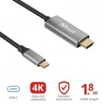 Огляд Перехідник Trust Calyx USB-C to HDMI Adapter Cable (23332_TRUST): характеристики, відгуки, ціни.