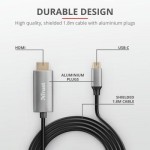 Огляд Перехідник Trust Calyx USB-C to HDMI Adapter Cable (23332_TRUST): характеристики, відгуки, ціни.