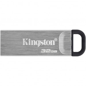 Огляд USB флеш накопичувач Kingston 32GB DT Kyson Silver/Black USB 3.2 (DTKN/32GB): характеристики, відгуки, ціни.